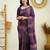  Purple Woven Art Silk Saree With Blouse