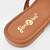 GlamZkart Women Beige Color Knote Design Flats Sandal