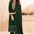 Green Colour Georgette Fabric Partywear Embroidered Salwaar Kameez