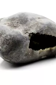 Nepal Gandaki River Original Shaligram Shila Idol Shri Vishnu For Tulsi Puja Stone Fossil In Size (Max: 7 CM) ID-197