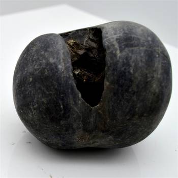 Nepal Gandaki River Original Shaligram Shila Idol Shri Vishnu For Tulsi Puja Stone Fossil In Size (Max: 7 CM) ID-203 1