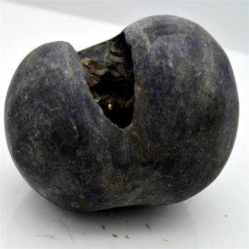 Nepal Gandaki River Original Shaligram Shila Idol Shri Vishnu For Tulsi Puja Stone Fossil In Size (Max: 7 CM) ID-203 2