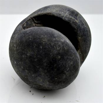 Nepal Gandaki River Original Shaligram Shila Idol Shri Vishnu For Tulsi Puja Stone Fossil In Size (Max: 7 CM) ID-203 3