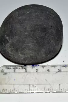 Nepal Gandaki River Original Shaligram Shila Idol Shri Vishnu For Tulsi Puja Stone Fossil In Size (Max: 7 CM) ID-253