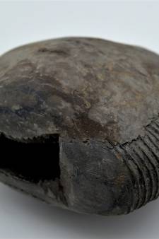 Nepal Gandaki River Original Shaligram Shila Idol Shri Vishnu For Tulsi Puja Stone Fossil In Size (Max: 7 CM) ID-257