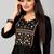 Black Colour Kurti Bottom Set For Trendy Girlish Looks