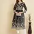 Black Colour Festive Wear Fancy Embroidery Work Kurti