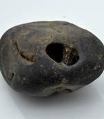 Nepal Gandaki River Original Shaligram Shila Idol Shri Vishnu For Tulsi Puja Stone Fossil In Size (Max: 7 CM) ID-268