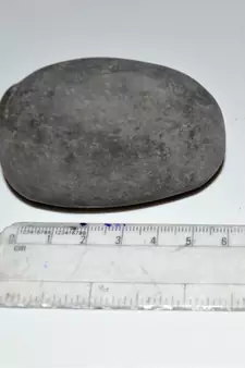 Nepal Gandaki River Original Shaligram Shila Idol Shri Vishnu For Tulsi Puja Stone Fossil In Size (Max: 7 CM) ID-279