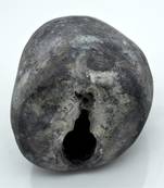 Nepal Gandaki River Original Shaligram Shila Idol Shri Vishnu For Tulsi Puja Stone Fossil In Size (Max: 7 CM) ID-281