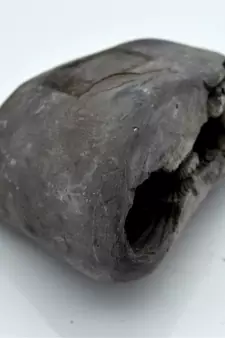 Nepal Gandaki River Original Shaligram Shila Idol Shri Vishnu For Tulsi Puja Stone Fossil In Size (Max: 7 CM) ID-295