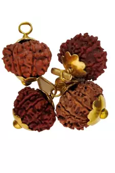 Original 12 Mukhi Nepali Rudraksha Gold Plated Pendant at Wholesale Rate Chakra Healing Twelve Faced Beads 1 Pcs