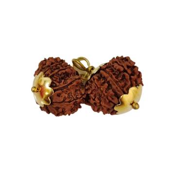 Original 13 Mukhi Nepali Rudraksha Gold Plated Pendant at Wholesale Rate Chakra Healing Thirteen Faced Beads 1 Pcs 2