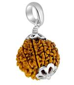 Original 13 Mukhi Nepali Rudraksha Silver Pendant at Wholesale Rate Chakra Healing Jewellery Thirteen Face Bead 1 Pcs