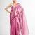 pink tissue cotton solit haif inchi border saree