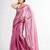 pink tissue cotton solit haif inchi border saree