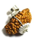 Original 1 Mukhi Nepali Rudraksha Capping Silver Plated Pendant at Wholesale Rate Chakra Healing One Face Beads 1 Pcs