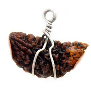 Original 1 Mukhi Nepali Rudraksha Silver Plated Pendant at Wholesale Rate Chakra Healing One Faced Kaju Beads 1 Pcs 1