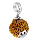 Original 10 Mukhi Indonesia Rudraksha Silver Plated Pendant at Wholesale Rate Chakra Healing Ten Faced Beads 1 Pcs