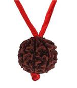 Original 8 Mukhi Indonesia Rudraksha Pendant With Red Thread at Wholesale Rate Chakra Healing Eight Faced Beads 1 Pcs