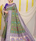 MEHNDI STUNNING PATOLA WITH BLOUSE