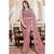 Onion Colour Netting Party Wear Saree
