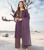 Trendmalls Cotton Kurta Pant Suit Set for Women Party Wear Festive Wedding Salwar Dress & Gown