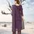 Trendmalls Cotton Kurta Pant Suit Set for Women Party Wear Festive Wedding Salwar Dress & Gown