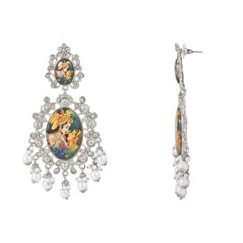 Traditional Silver Plated Padmavati Earrings Embellished with Pearls for Women/Girls  2
