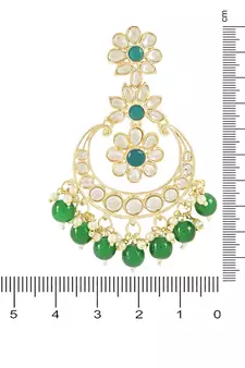 Traditional Handcrafted Kundan Earrings Adorned with Pearls for Women and Girls 