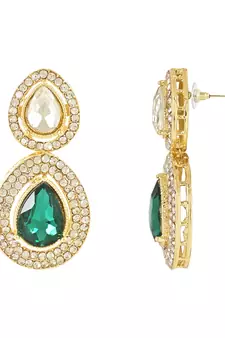 Traditional Kundan & Stone Studded Choker Necklace Jewellery With Earrings Set for Women/Girls 