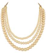 Traditional Multi Strand Long Pearl Necklace Jewellery Women/Girls 