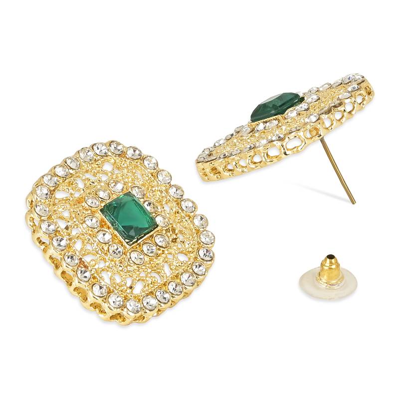 Traditional Kundan Handcrafted Onyx Pearl Choker Necklace Jewellery With Earrings Set For Women/Girls 