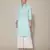 Blue plain cotton cotton-kurtis