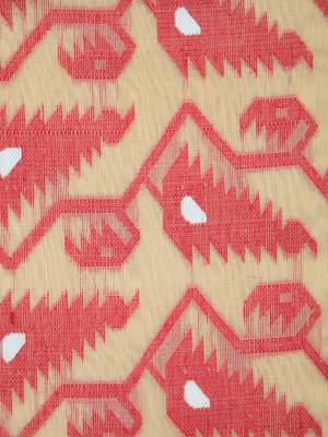 Pinkloom Women'S Beige Hand_Woven Soft Cotton Jamdani-Sarees Without Blouse Piece 4