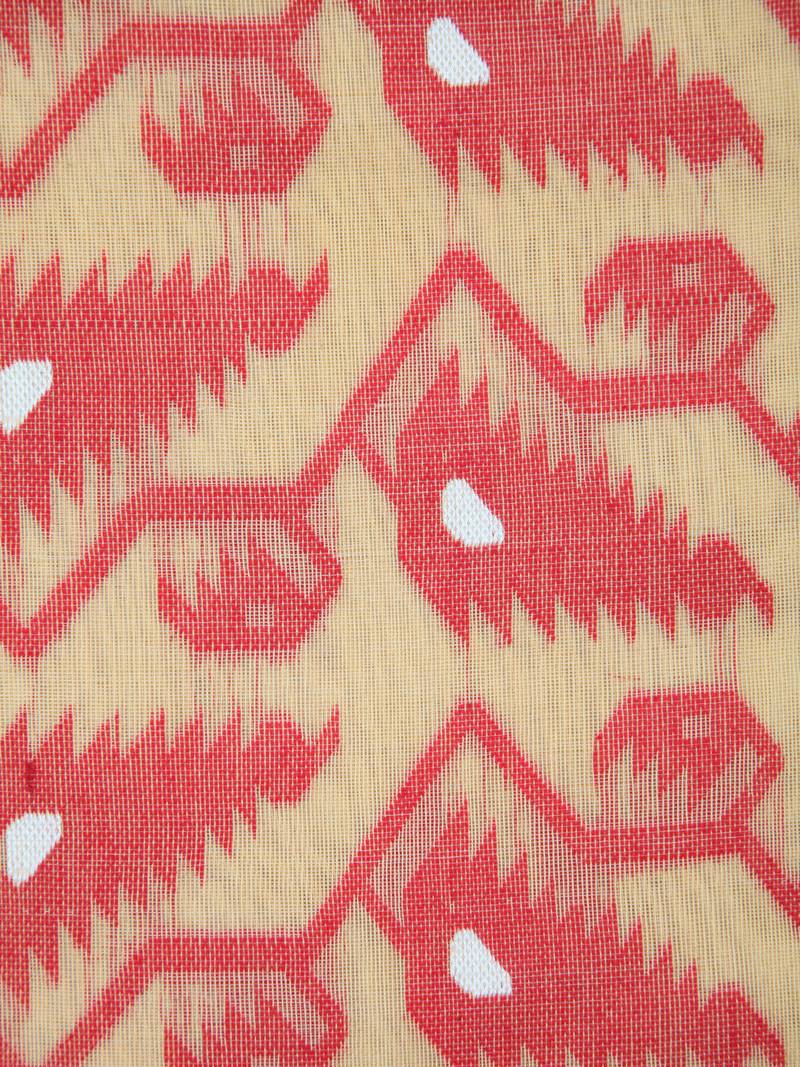 Pinkloom Women'S Beige Hand_Woven Soft Cotton Jamdani-Sarees Without Blouse Piece