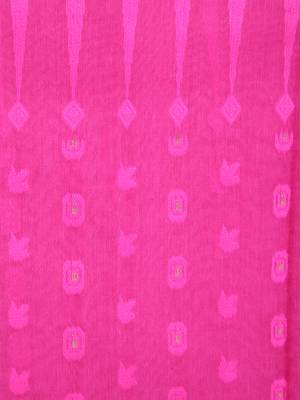 Pinkloom Women'S Pink Hand_Woven Soft Cotton Jamdani-Sarees Without Blouse Piece 4