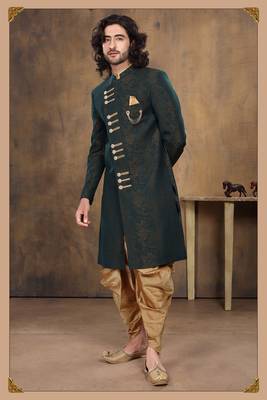 Wedding Wear Heavy Designer Readymade Men's Indo Western 1