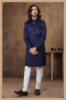 Wedding Wear Heavy Designer Readymade Men's Indo Western