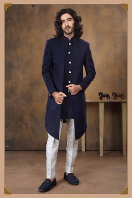 Wedding Wear Heavy Designer Readymade Men's Indo Western 1