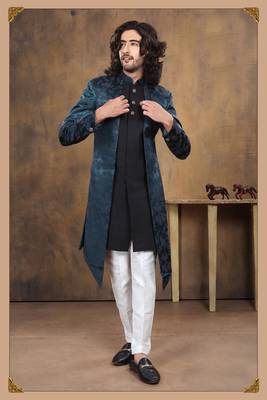 Wedding Wear Heavy Designer Readymade Men's Indo Western 1