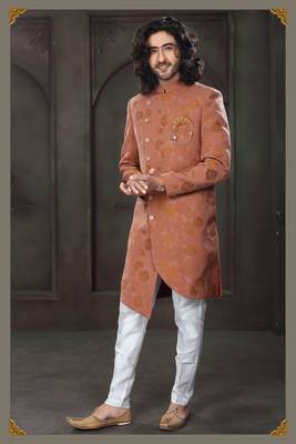 Wedding Wear Heavy Designer Readymade Men's Indo Western 1