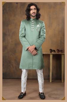 Wedding Wear Heavy Designer Readymade Men's Indo Western