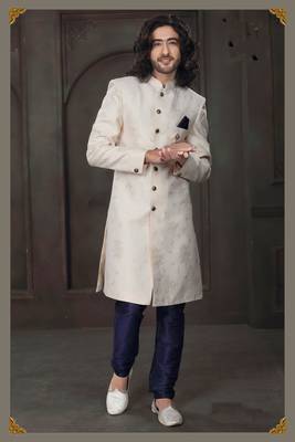 Wedding Wear Heavy Designer Readymade Men's Indo Western 1