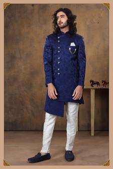 Wedding Wear Heavy Designer Readymade Men's Indo Western