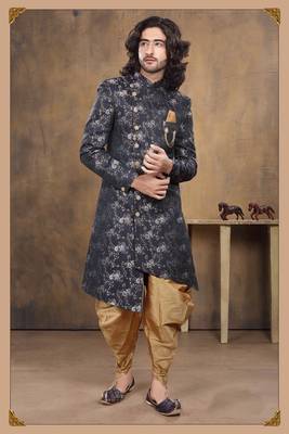 Wedding Wear Heavy Designer Readymade Men's Indo Western 1