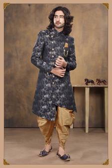 Wedding Wear Heavy Designer Readymade Men's Indo Western