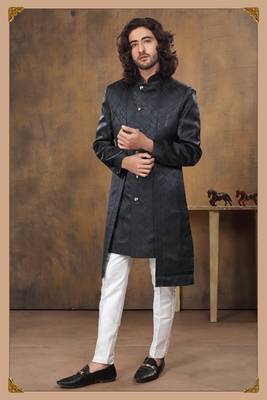 Wedding Wear Heavy Designer Readymade Men's Indo Western 1
