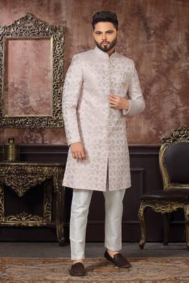 Wedding Wear Heavy Designer Readymade Men's Indo Western 1