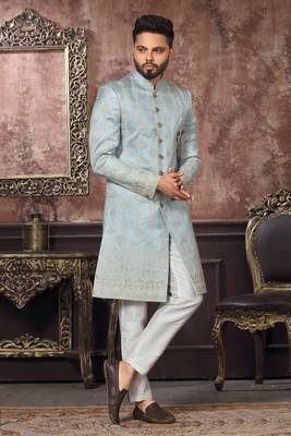 Wedding Wear Heavy Designer Readymade Men's Indo Western 1